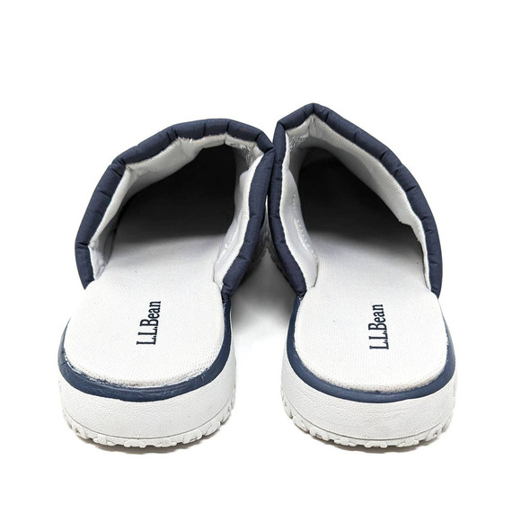LL Bean Shoes Womens 10 Airlight Slipper Scuffs Navy Blue Slip On Flats - Picture 7 of 9